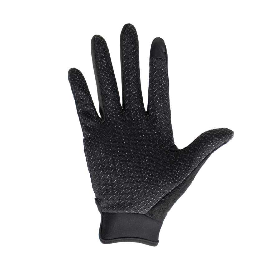 BASE33 Unisex Grip Full Gloves Black