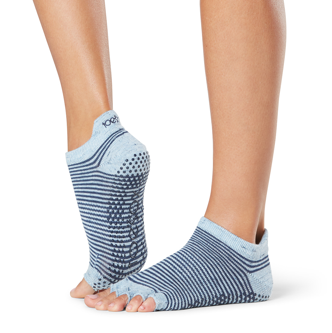 ToeSox Grip H/T  Low Rise Bluebell
