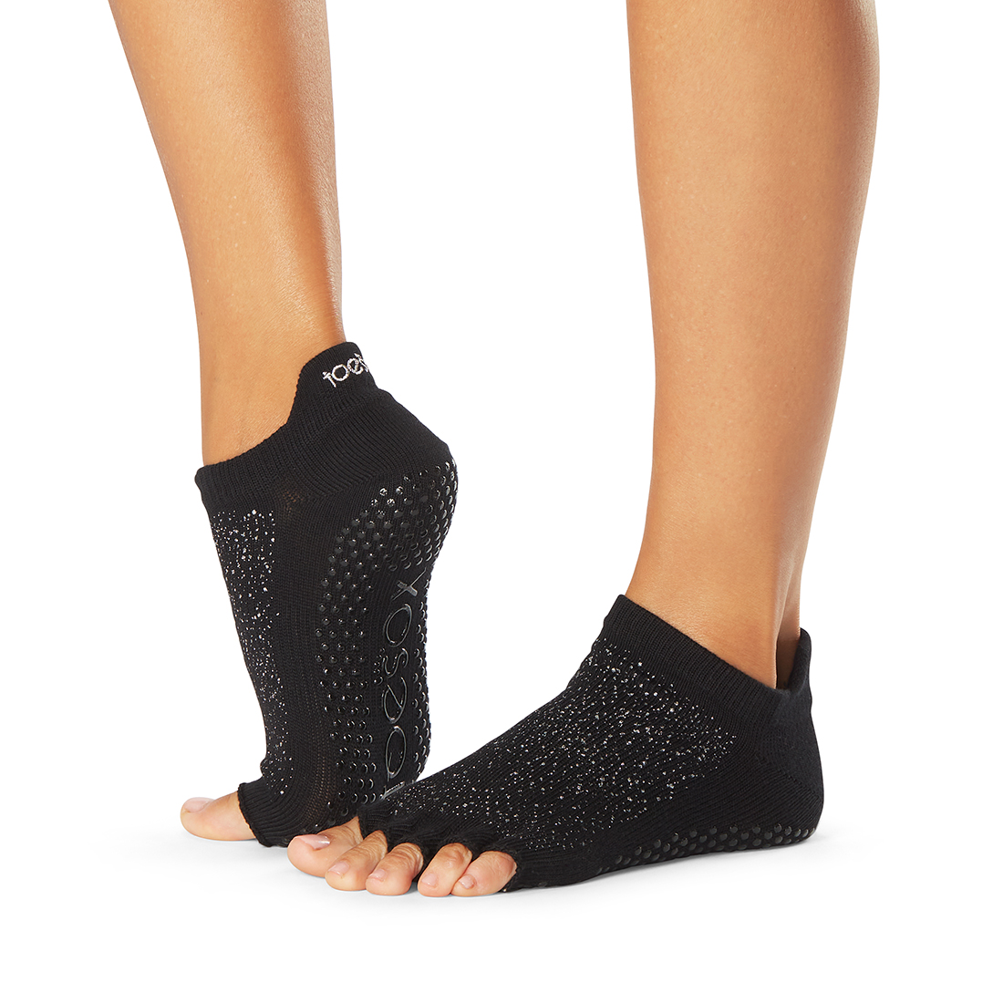 ToeSox Grip H/T Low Rise Black Glimmer